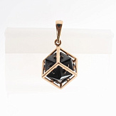 Подвеска золото 585, общий вес - 2.82 г, чистый вес - 1.048 г